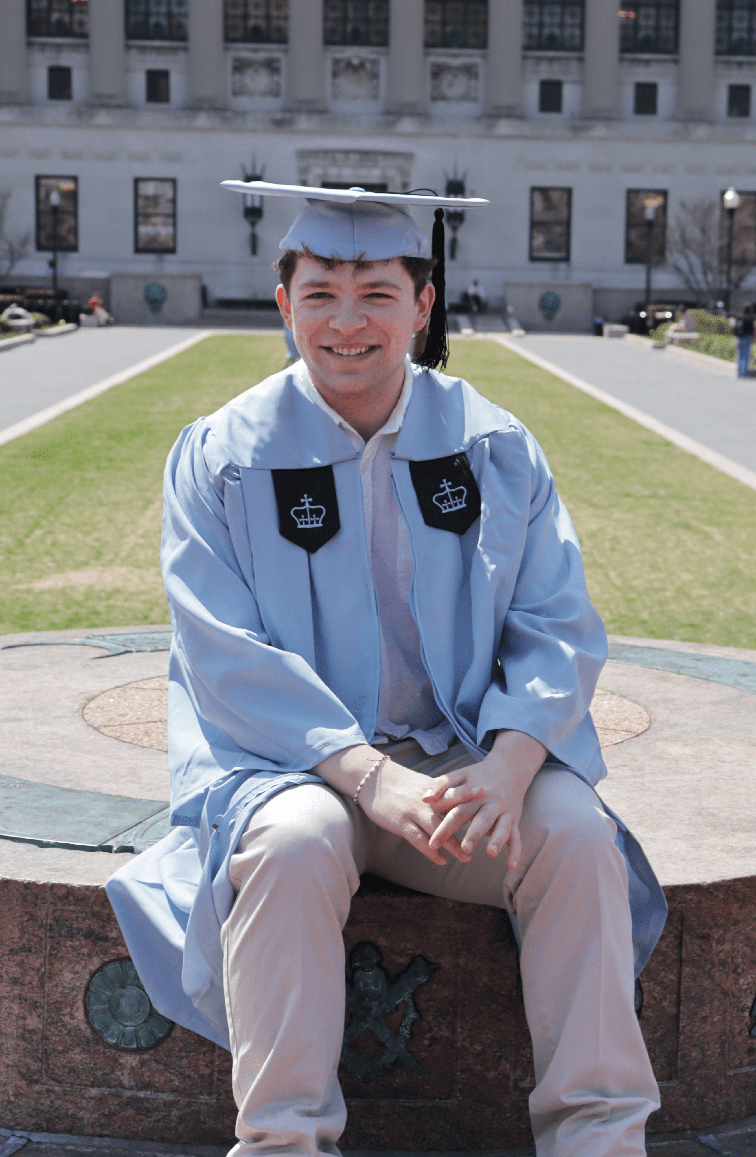 Sidney Weaver III at Columbia University graduation